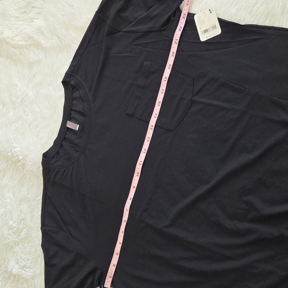 NWT Free People Movement Tempo Tunic Tee Black - Picture 8 of 13